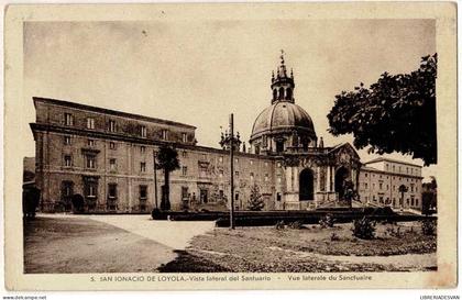 Postal Guipúzcoa. San Sebastián. San Ignacio de Loyola. Vista lateral del Santuario No. 5