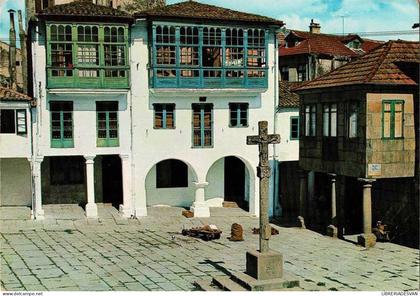Postal Pontevedra. Plaza de la Leña No. 4