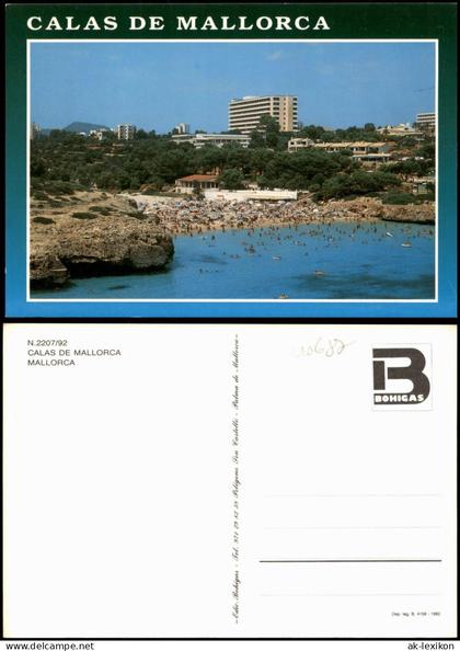 Postales Mallorca CALAS DE MALLORCA, Balearen 1990