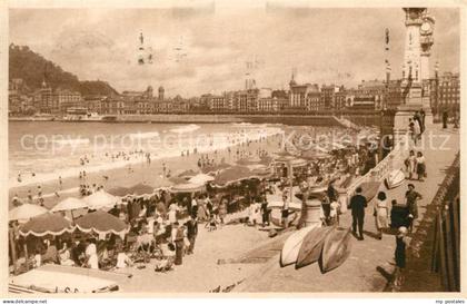 San Sebastian  Pais Vasco ES La playa