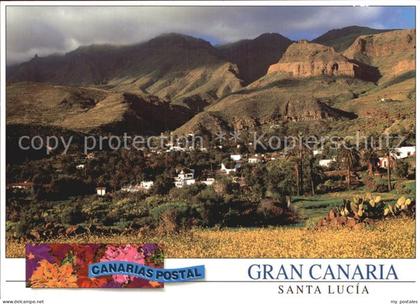 Santa Lucia Gran Canaria Panorama Berge