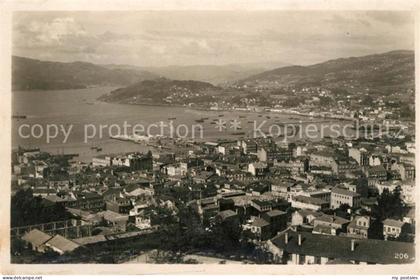 Vigo Galicia Espana Fliegeraufnahme