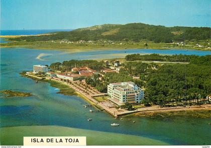 CPM Isla de Toja Pontevedra Vue aerienne avec le Gran Hotel et Residence Louxo