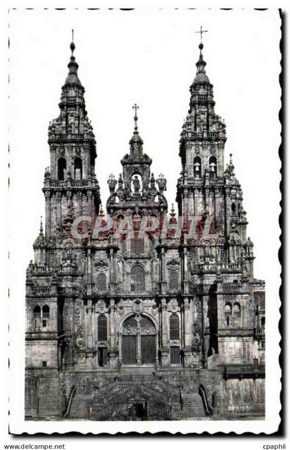 CPSM Santiago De Compostela La Catedral Facharla del Obradeiro