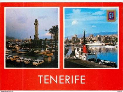 CPM Tenerife Santa Cruz de Tenerife Place d'Espagne et Port