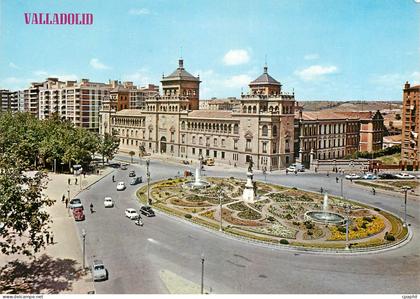 CPM Valladolid Place de Zorrilla et Academie de Cavalerie