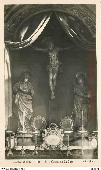 CPA Zaragoza Sto Cristo de la Seo