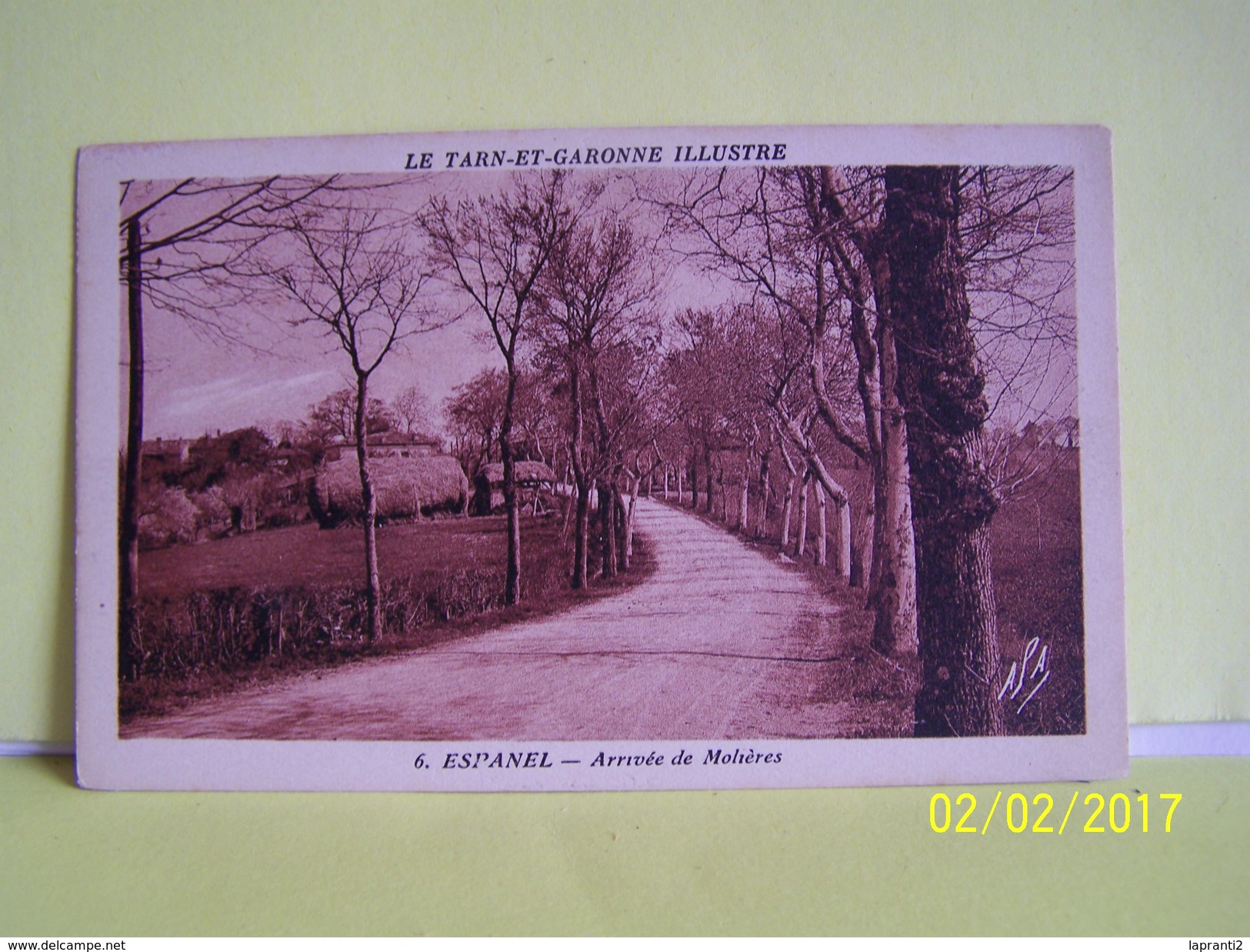 ESPANEL (TARN ET GARONNE) MOLIERES.  ARRIVEE DE MOLIERES.