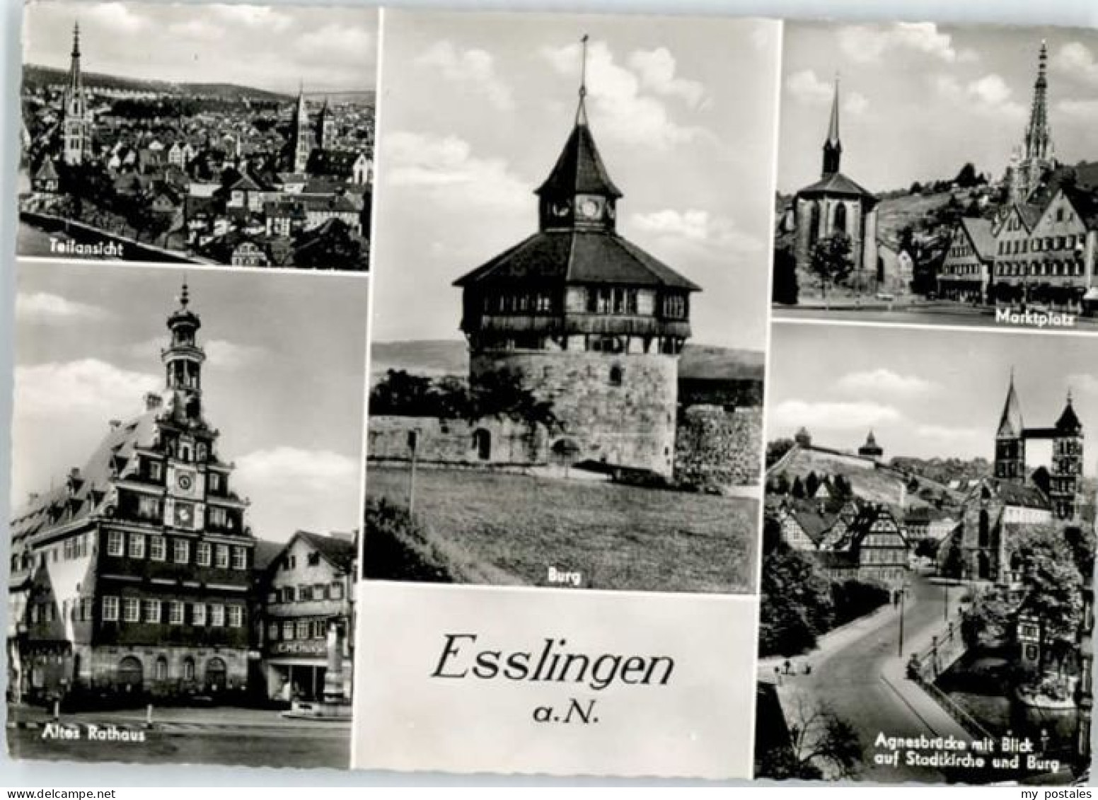 Esslingen Neckar Esslingen Agnesbruecke Frauen Kirche