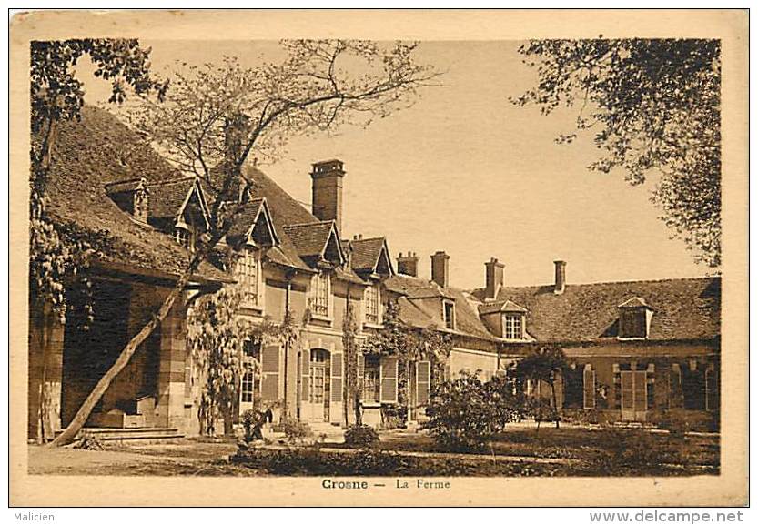essonne - ref - P22 - crosne - crosnes - la ferme - fermes - carte bon etat -