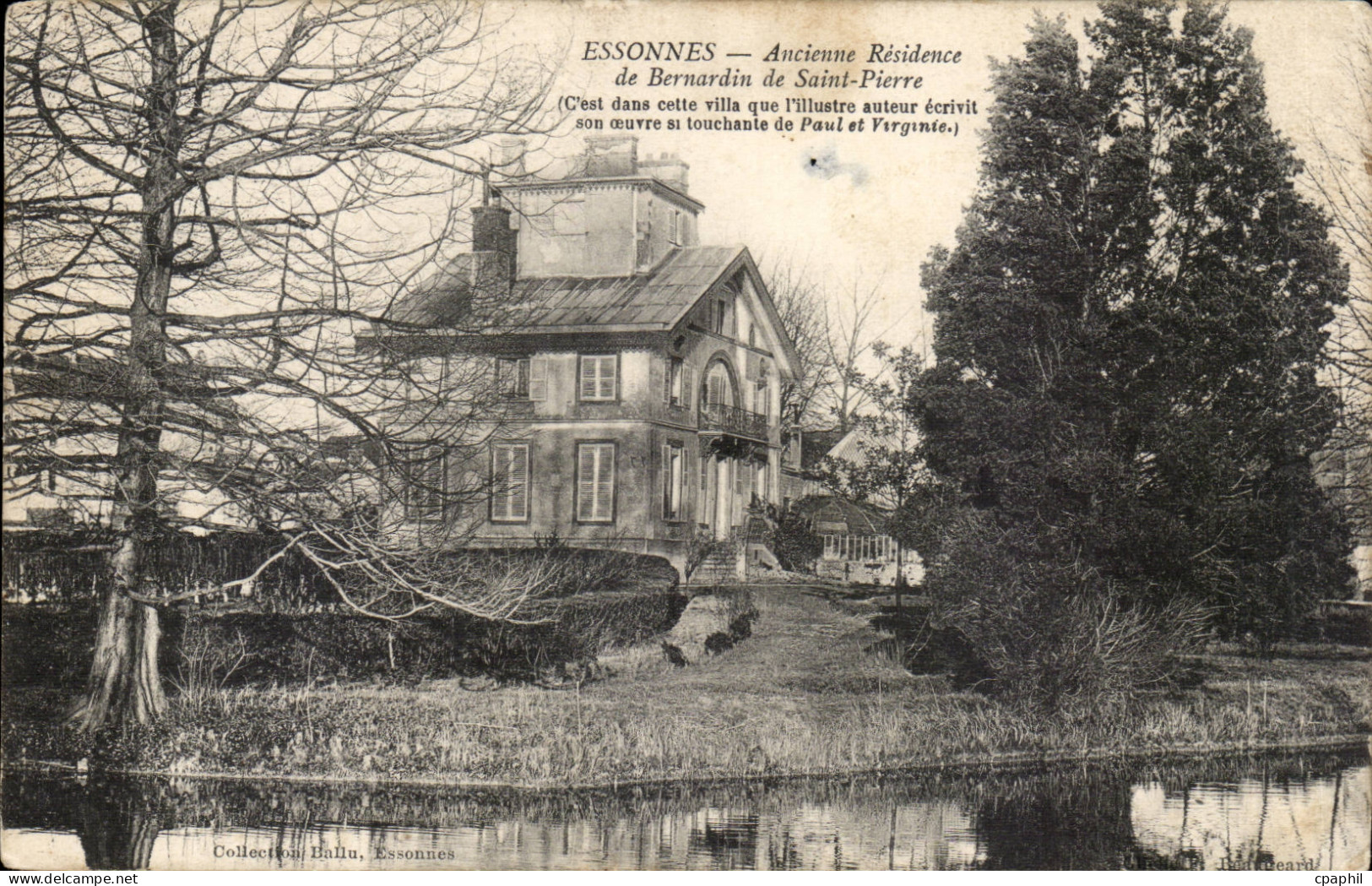 Essonnes CPA Ancienne residence de Bernardin de Saint Pierre