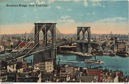 CPA AK NYC NEW YORK N.Y. Brooklyn Bridge USA (990609)