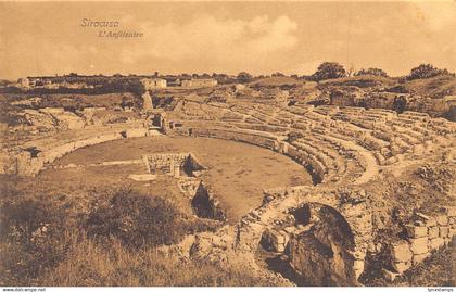 A804 Italy Siracusa Syracuse Amphitheater vintage postcard