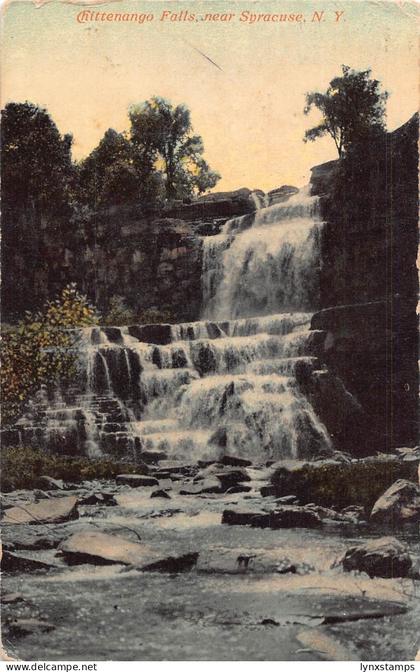 A861 US 1911 Chittenango Falls near Syracuse New York postcard
