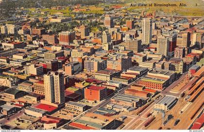 US Birmingham Alabama Aerial View vintage postcard B950