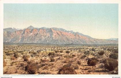 B516 US Sandia Mountains Near Albuquerque New Mexico vintage postcard