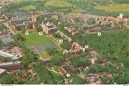 Carte Postale - Etats-Unis - Ann Arbor - Women's dormitory area - the university of michigan - women's pool bldg 2 stock
