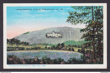 Postcard, United States, Atlanta GA, Stone Mountain