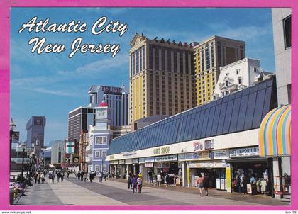 326225 / United States > NJ - New Jersey > Atlantic City - Boardwalk Shops Caesars Hotel and Casino blue clock tower