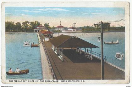 The Pier at Bay Shore-Chesapeake, White Border PC, Near Baltimore MD