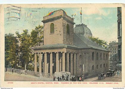 CPA Amérique > Etats-Unis > MA - Massachusetts > Boston King's Chapel Kings