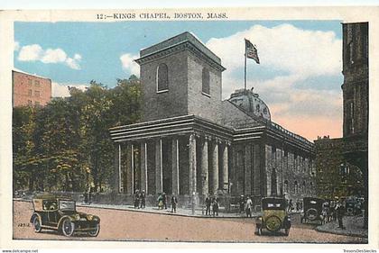 CPA Amérique > Etats-Unis > MA - Massachusetts > Boston King's Chapel Kings