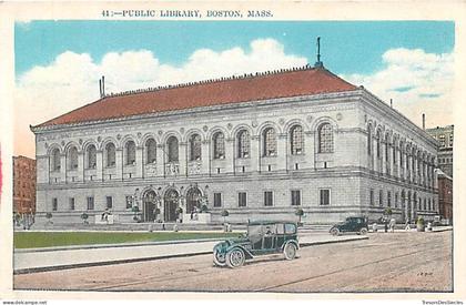 CPA Amérique > Etats-Unis > MA - Massachusetts > Boston Public Library