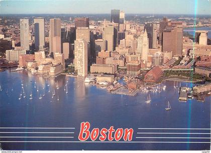 CPM Boston Harbor and City Skyline Boston Massachusetts
