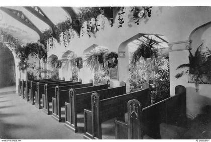 B522 US Church Flowers Forest Lawn Memorial Park Glendale Cal RPPC postcard