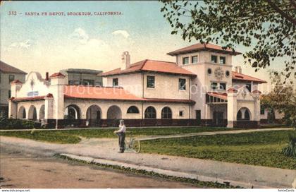 Stockton California Santa Fe Depot
