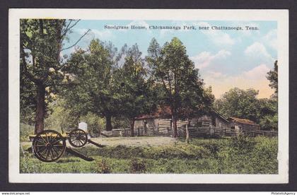 Postcard, United States, Chattanooga TN, Snodgrass House, Chickamanga Park