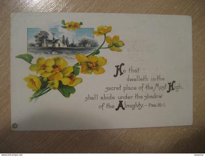 CHICAGO Illinois 1918 Canal Station cancel to Bozeman Montana postcard USA