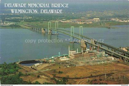 Wilmington Delaware USA Delaware Memorial Bridge Fliegeraufnahme