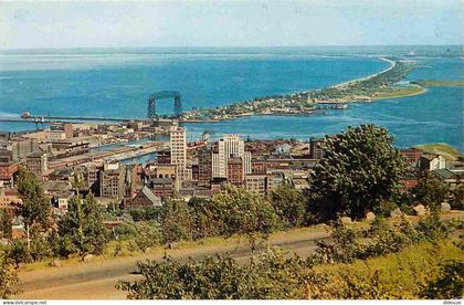 Carte Postale - Etats-Unis - Duluth - view from the skyline boulevard minn and park point - this scenic view is of the c