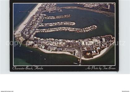 Clearwater Beach Fliegeraufnahme mit Hafen Strand