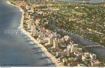 Miami Florida Fliegeraufnahme Miami Beach