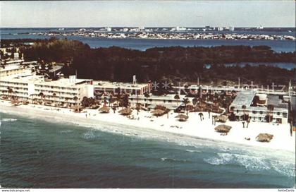 Sarasota Sheraton Hotel Beach aerial view