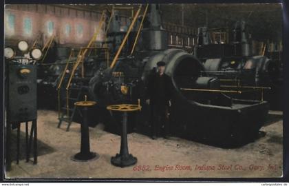 AK Gary, IN, Indiana Steel Co., Engine Room, Bergbau
