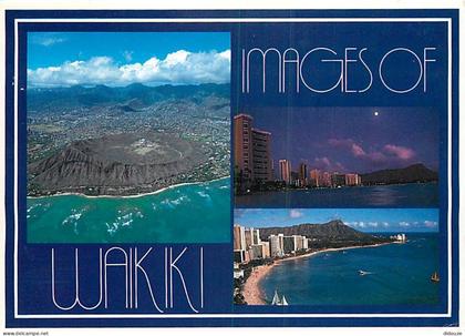 Carte Postale - Etats Unis - Hawaï - Honolulu - Waikiki - Multivues - Etat de Hawaï - Hawaï State - CPM - Voir Timbre -