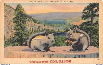 Usa - ZION (IL) Greetings from