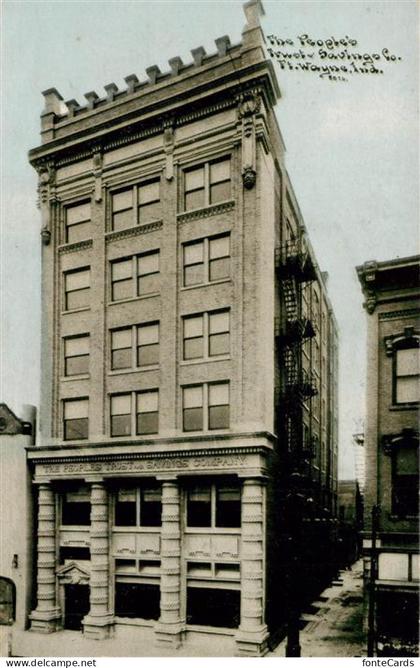 Fort Wayne Indiana USA The People's Trust & Savings Co.
