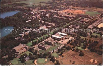 South Bend Indiana Campus of the University of Notre Dame Air view