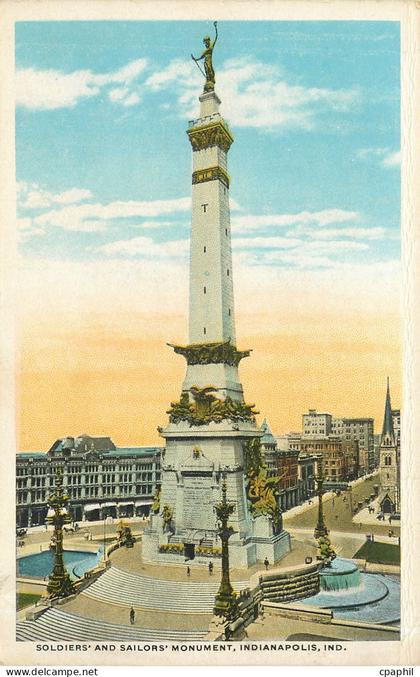 CPA Soldiers and Sailors Monument Indianapolis Ind