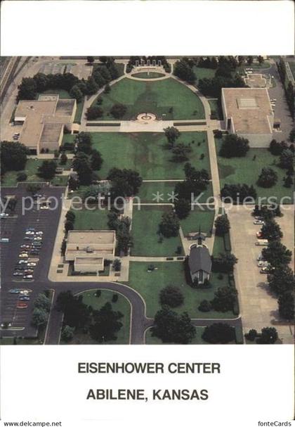 Abilene Kansas Fliegeraufnahme Eisenhower Center