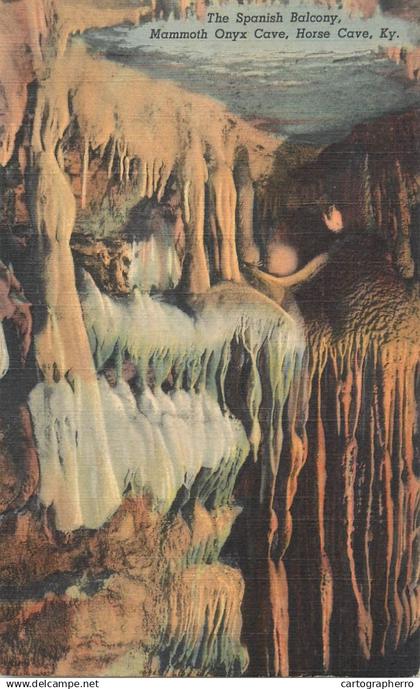 A5293 The Spanish Balcony Mammoth Onyx Cave Horse Cave