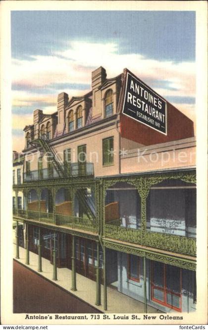 New Orleans Louisiana Antoine's Restaurant
