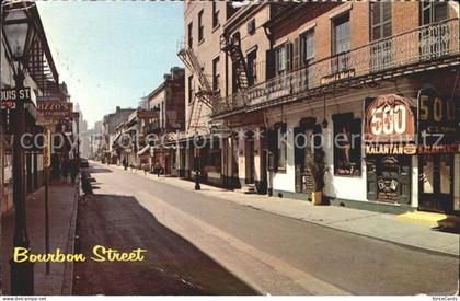New Orleans Louisiana Bourbon Street
