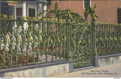 New Orleans Louisiana Corn Fence
