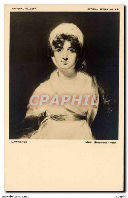 CPA National Gallery Lawrence Mrs Siddons