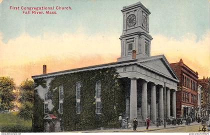 BR100498 first congregational church fall river mass   usa